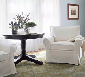 Abnehmbares und waschbares weißes Sofa