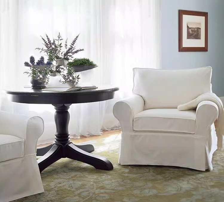 Abnehmbares und waschbares weißes Sofa