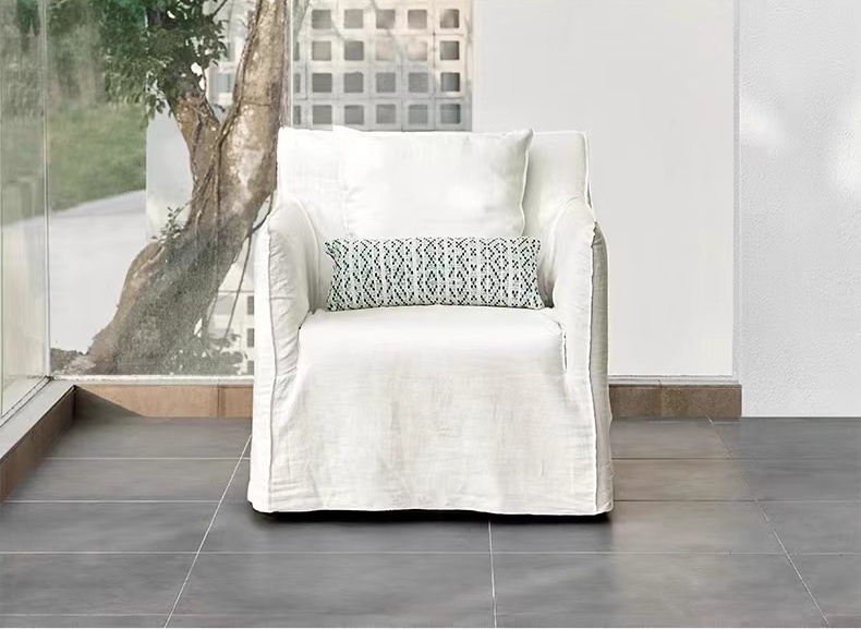 Leinenstoff im japanischen Stil einfaches Sofa