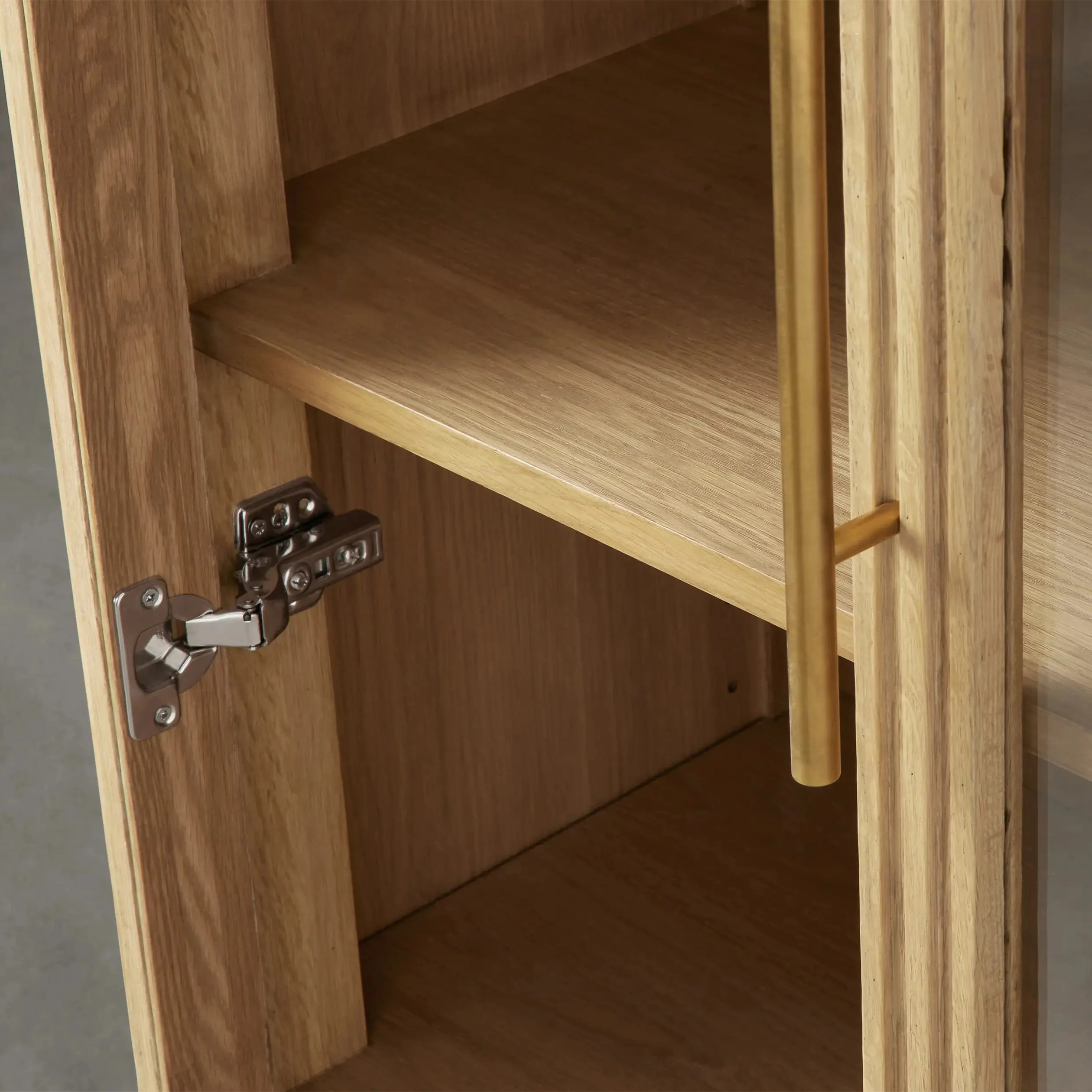 Modern - Luxus dunkeles Holz gerillt