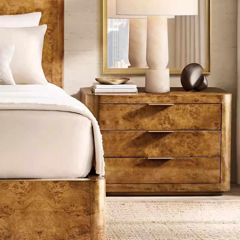 American Rural Tree Bark -Nachttisch