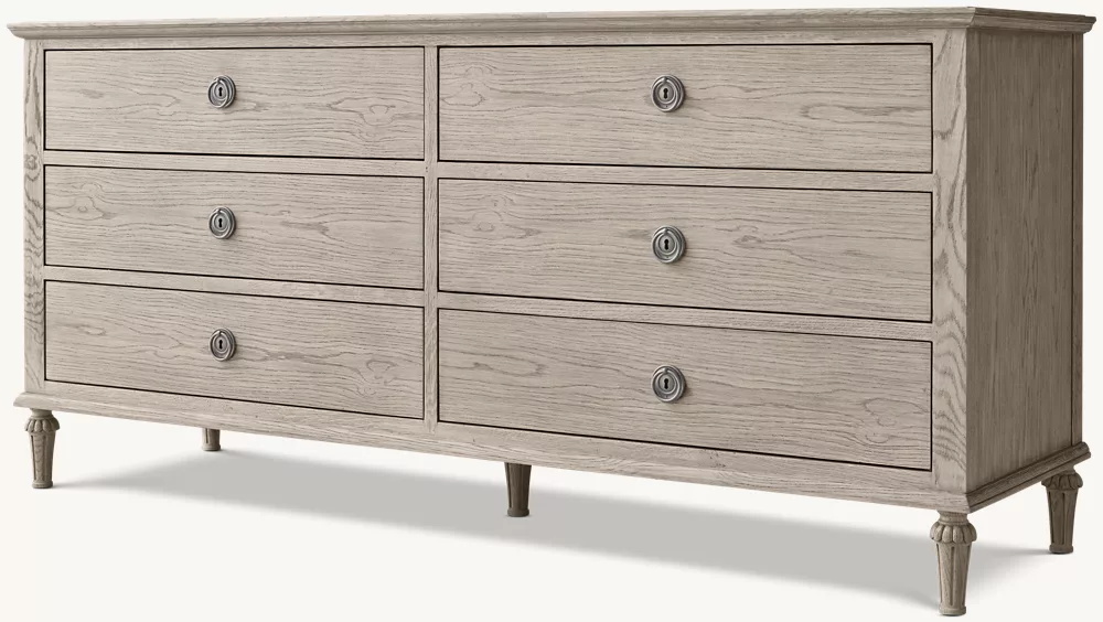 Eiche Sechs-Draw-Kabinett