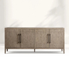 Modernes, minimalistisches Sideboard aus Massivholz
