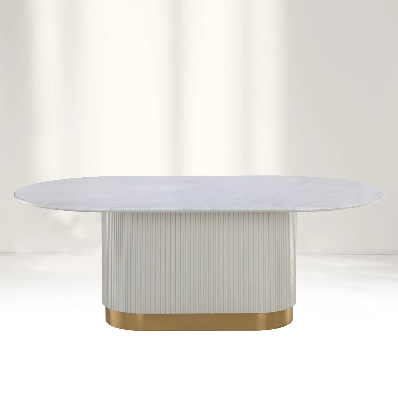 Finnley Sleekmarble Oval Tisch