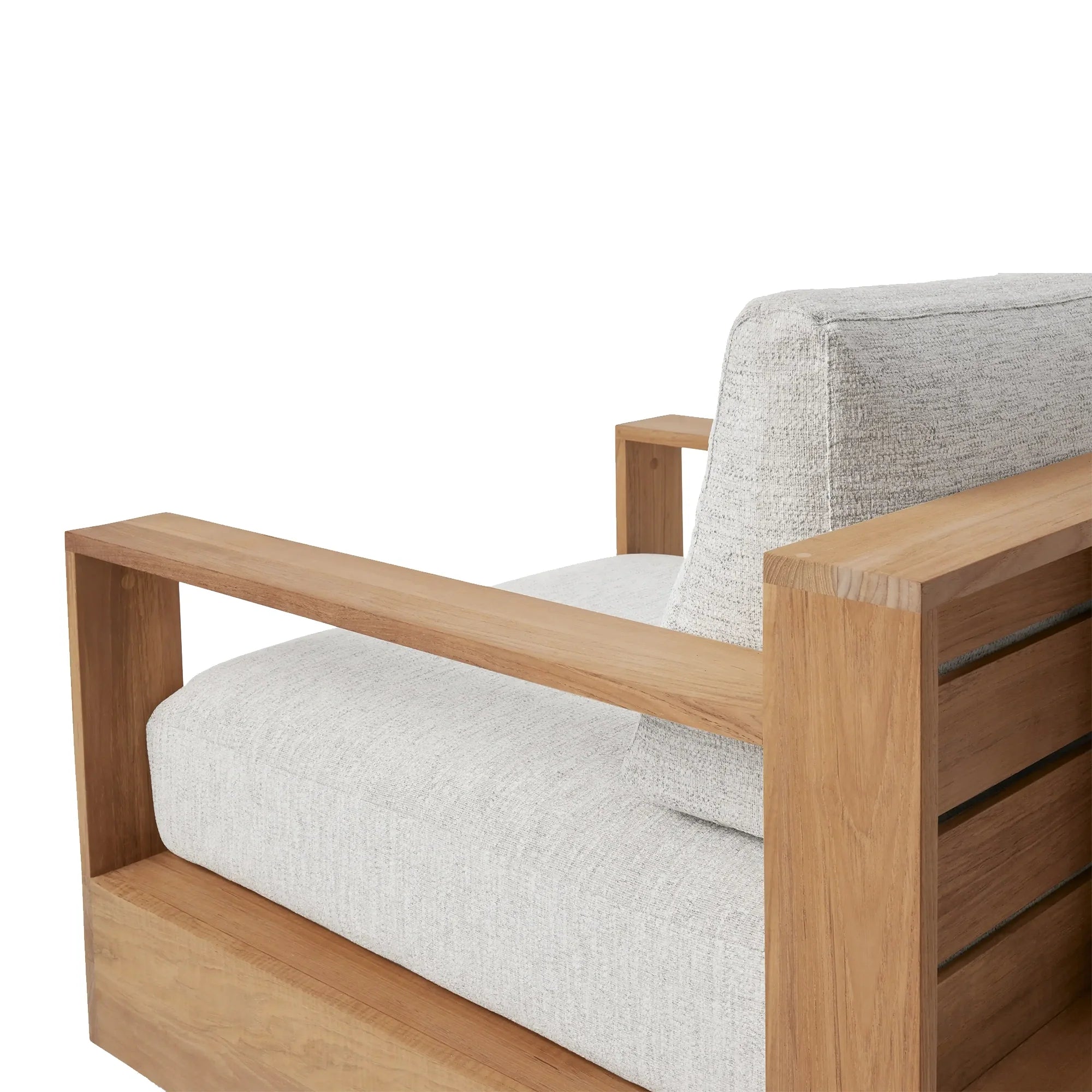 Outdoor-Drehstuhl aus Teakholz