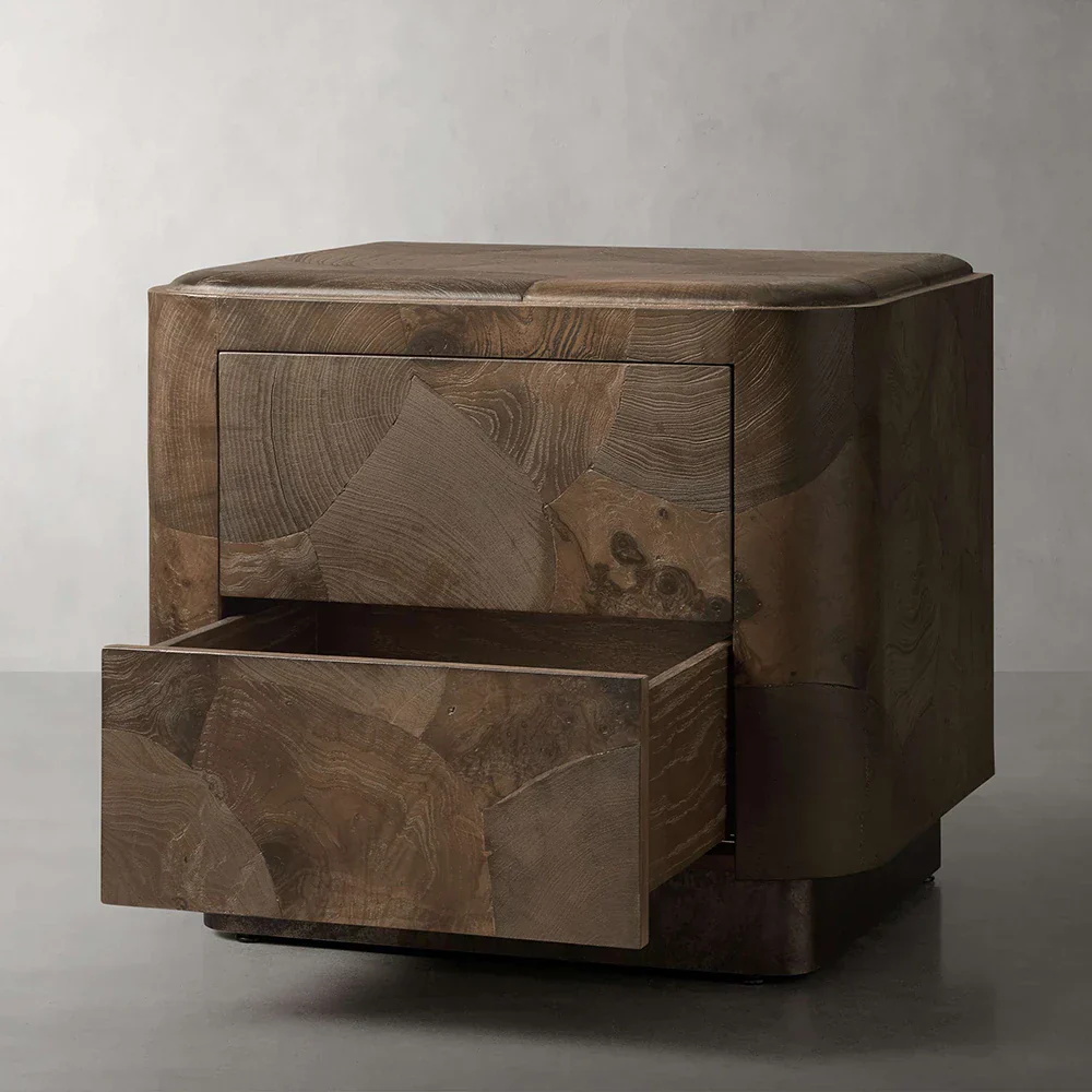 Braun - Getreide zwei - Schubladen Sideboard