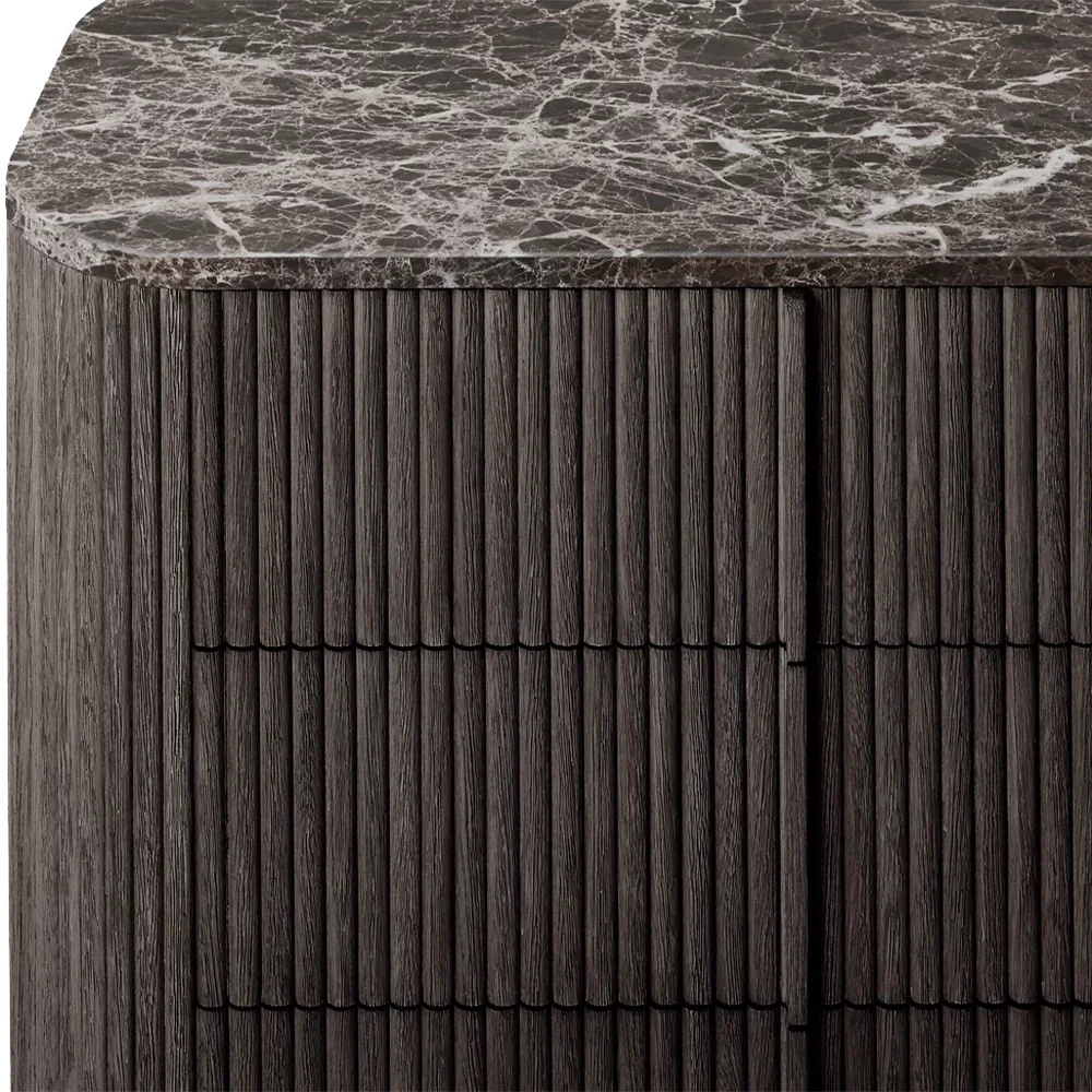 Schwarzer Eichenfarbe Sideboard