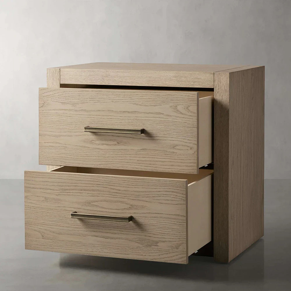 Minimalistische zwei - Schublade Nachttisch