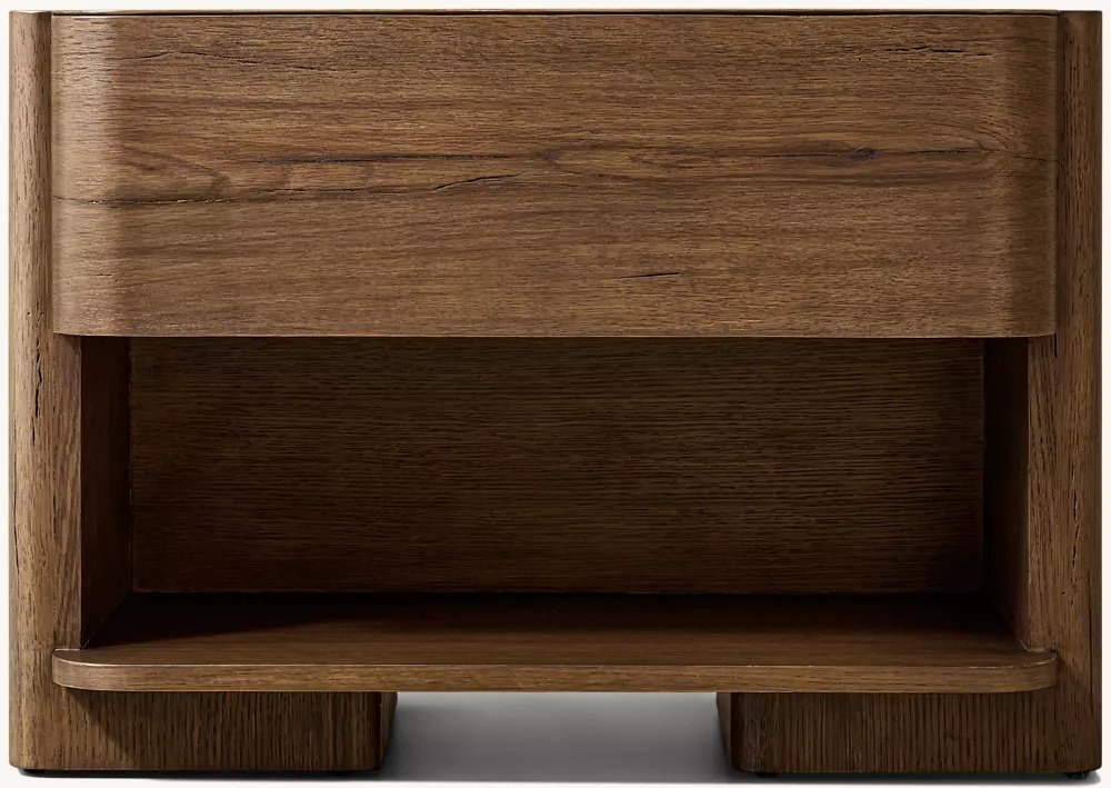 Püreholz -Nachttisch