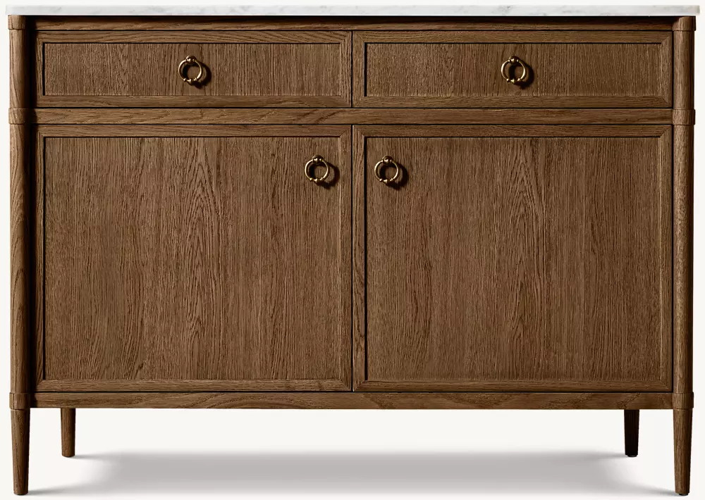 Sideboard aus brauner Eiche
