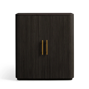 Moderner weißer Eichenweinschrank