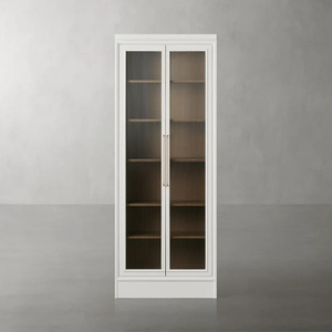 Modernes minimalistisches Glas - Türspeicherschrank