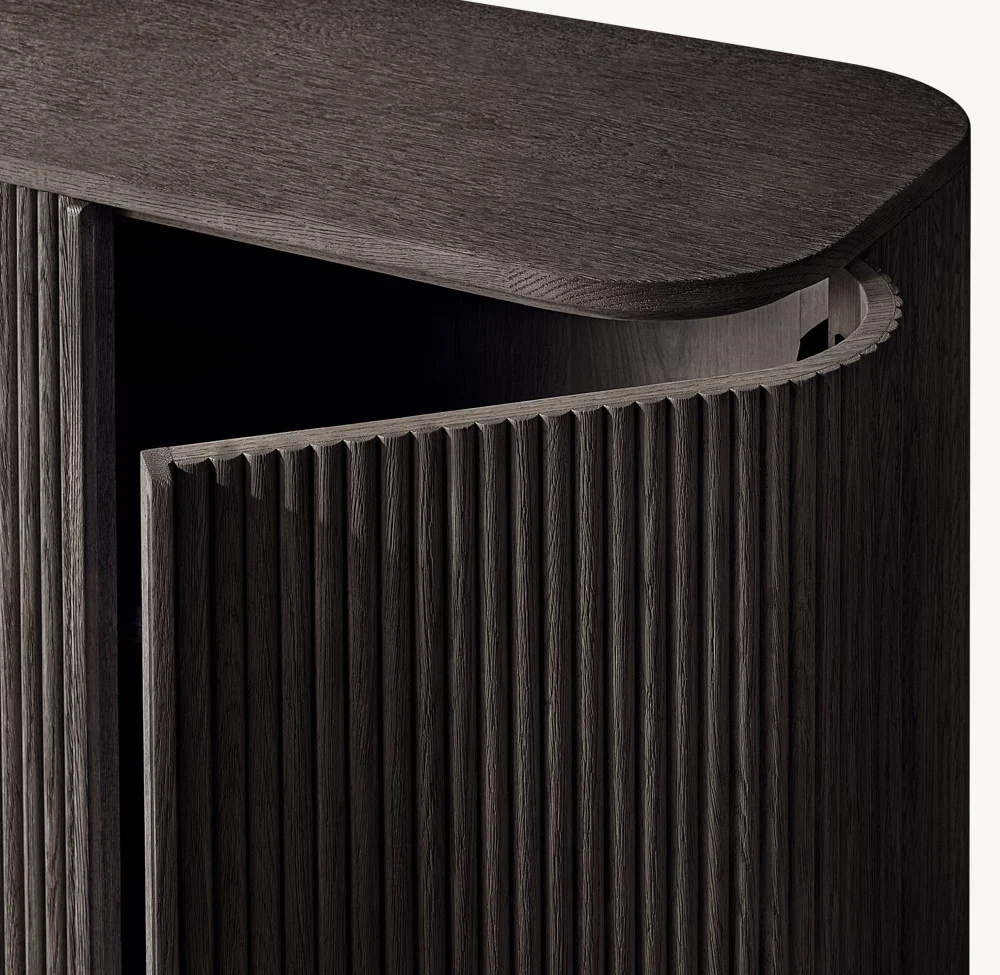 Amerikanisches Wohnzimmer Massives Holz wei&szlig;e Eiche Eingangsschrank TV -Schrank Schrank