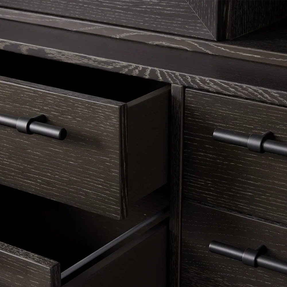 Industrial - Style Glass - Türspeicherschrank