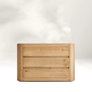 Drei - Schublade Holzspeicherschrank