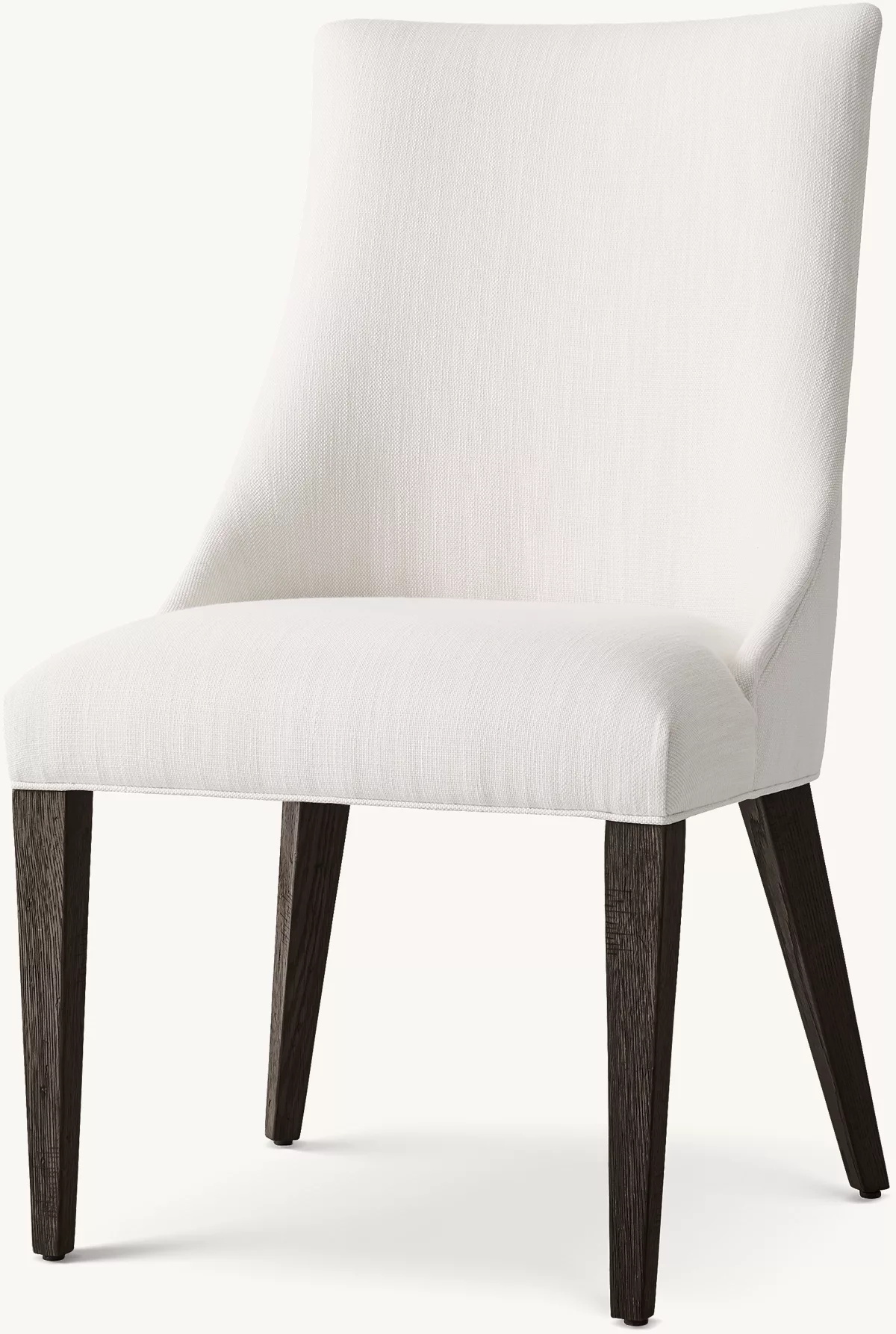 Moderne minimalistische weiße Eichenstühle