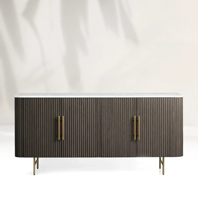 Fernsehschrank aus weißer Eiche