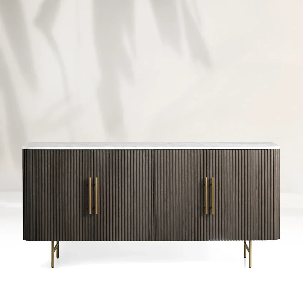 Fernsehschrank aus weißer Eiche