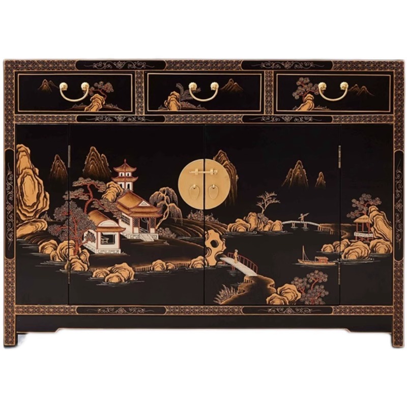 Neues klassisches handgemaltes Eingangsschrank im chinesischen Stil im chinesischen Stil