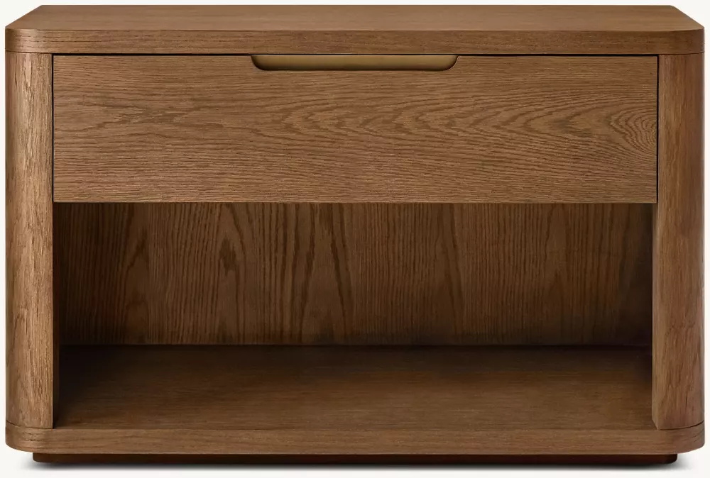 Massives Holz eröffnete den Nachttisch 