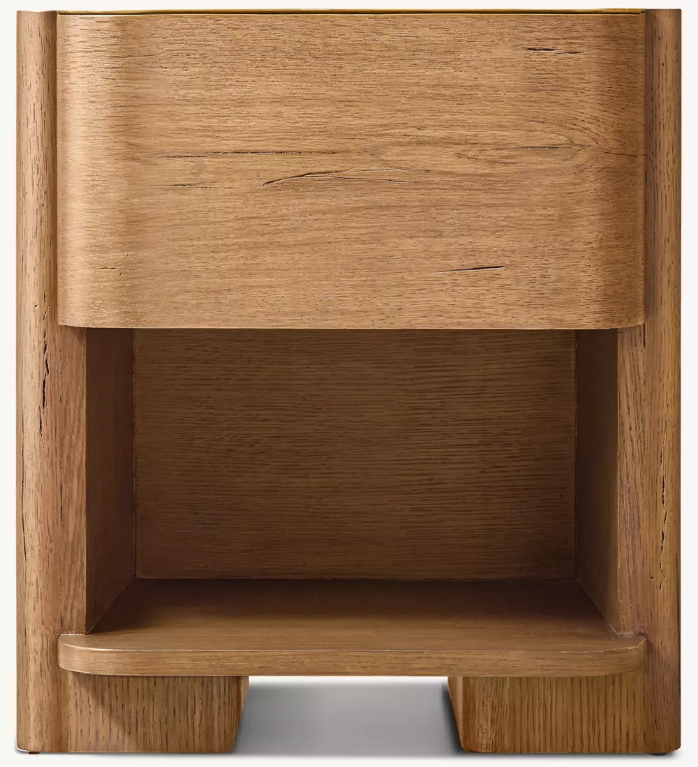 Püreholz -Nachttisch