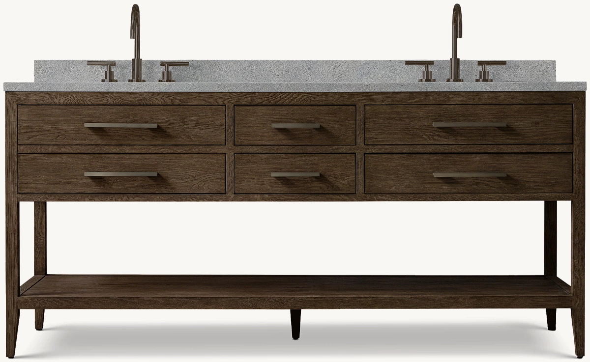 Braune Eiche/ Satinbronze