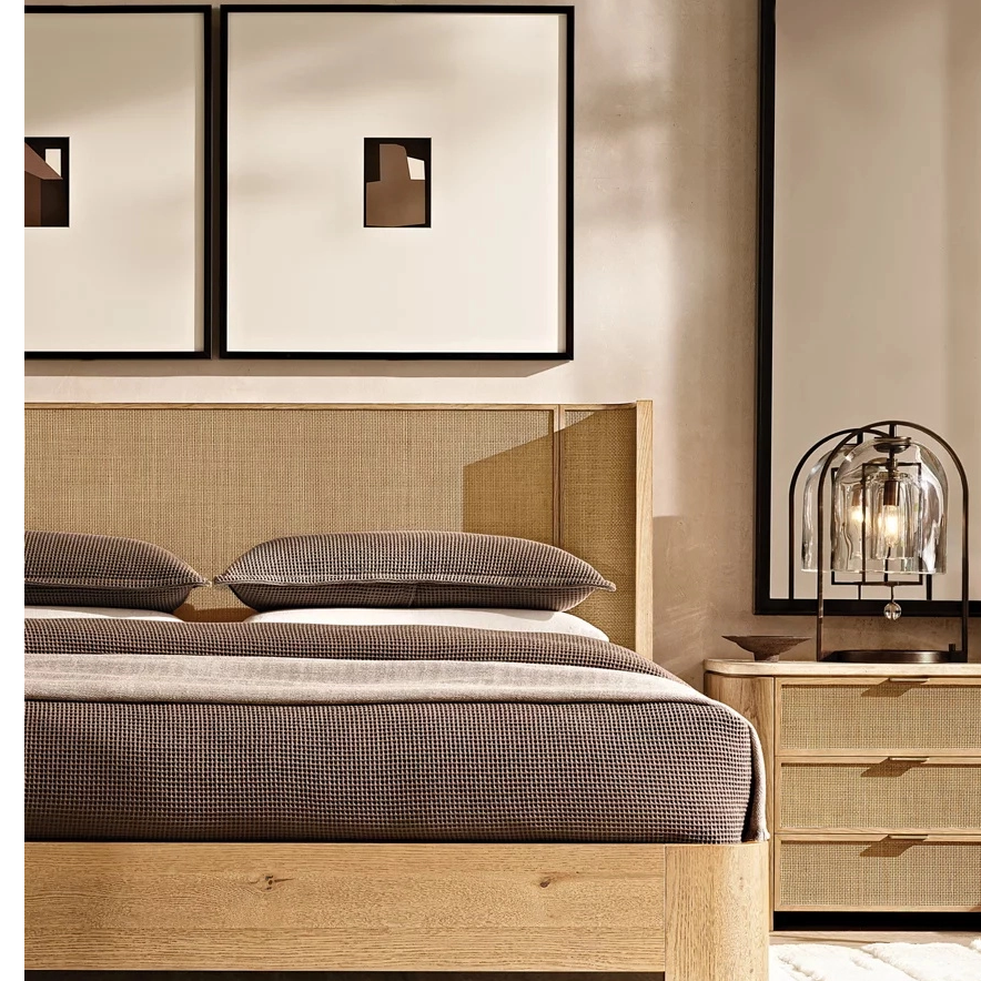 Doppelbett aus massivem Holz: Begegnen Sie auf die Schönheit des Schlafes, die Natur und Handwerkskunst kombiniert