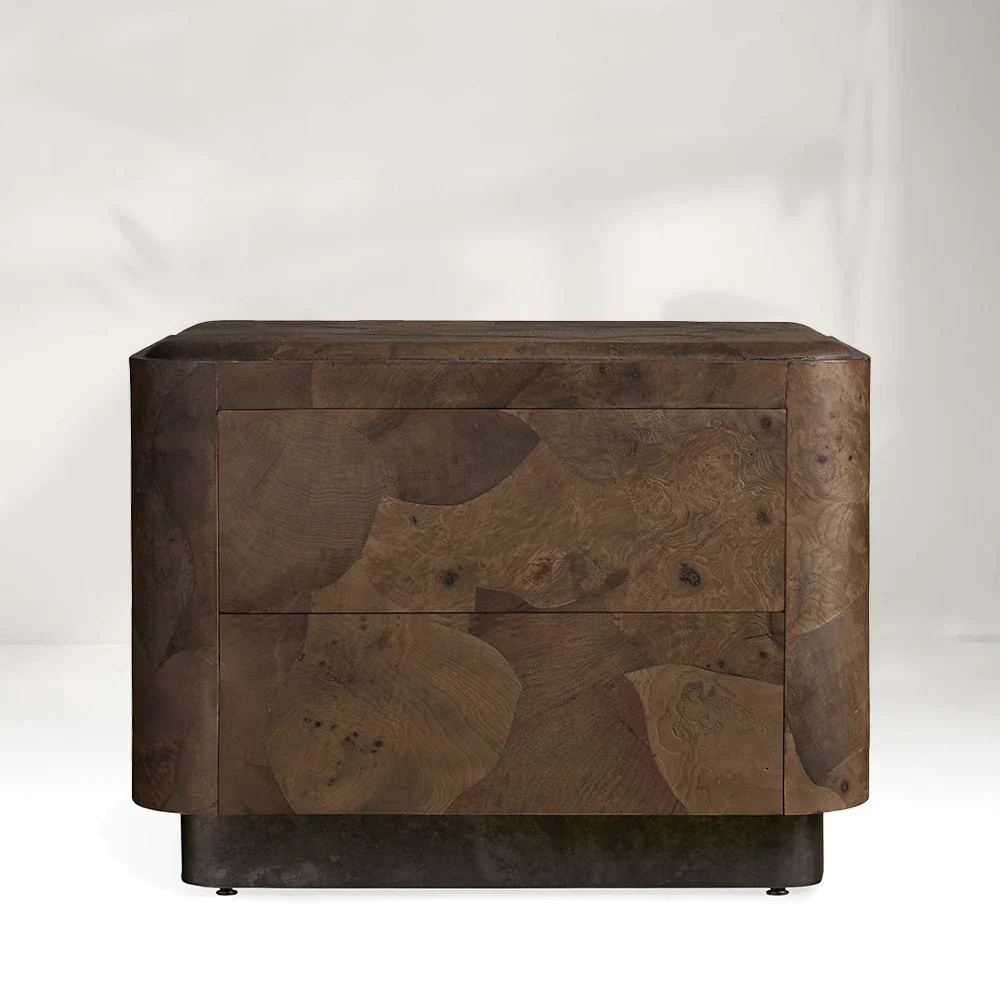 Braun - Getreide zwei - Schubladen Sideboard