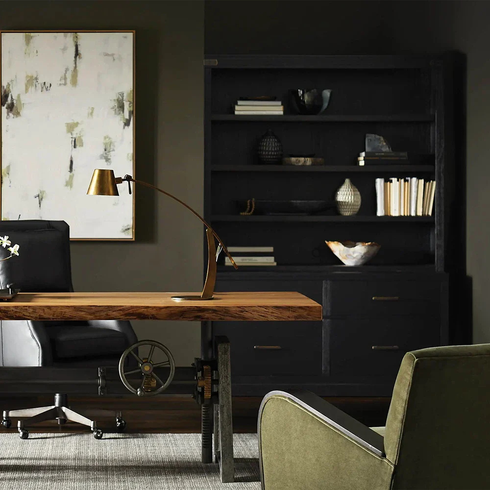 Modulares Bücherregal mit Dateibasis