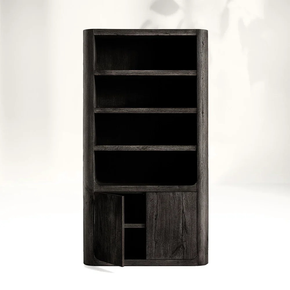 Natural - inspiriertes Holzlagerregal