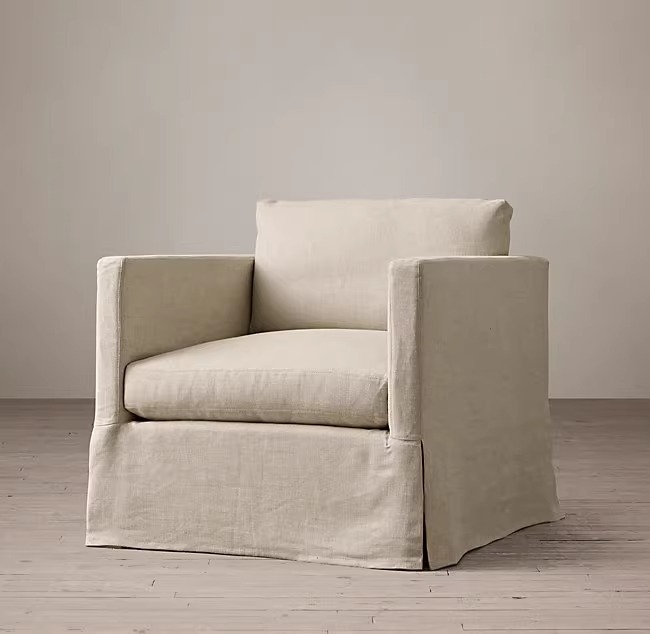 American RH einfach und abnehmbares waschbares Sofa