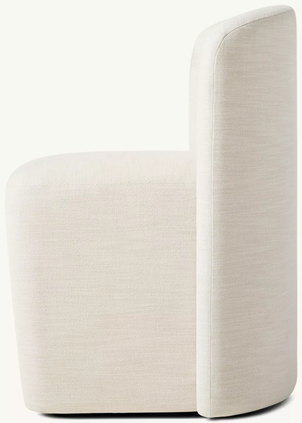 Moderner Stoff minimalistischer Sessel aus massivem Holz zum Essen