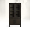 Elegante Silhouette-Vitrine