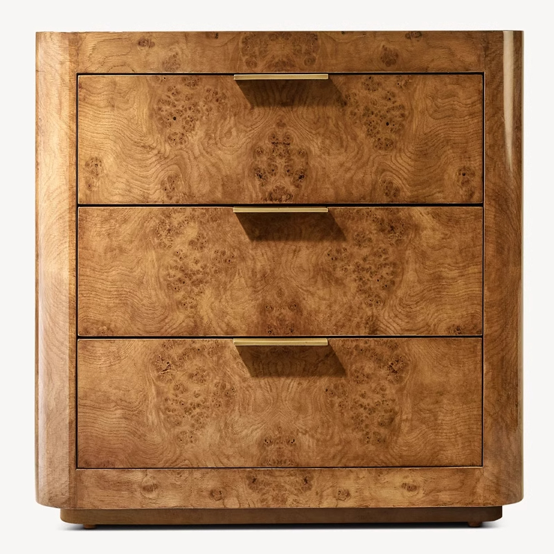 American Rural Tree Bark -Nachttisch